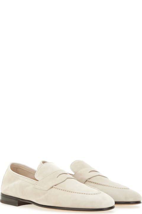 Brunello Cucinelli Loafers & Boat Shoes for Men Brunello Cucinelli Soft Suede Penny Loafer