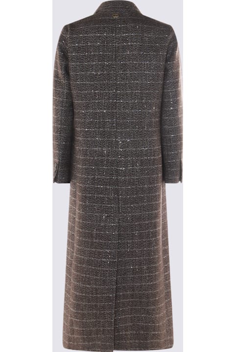 TwinSet for Kids TwinSet Brown Maxi Coat