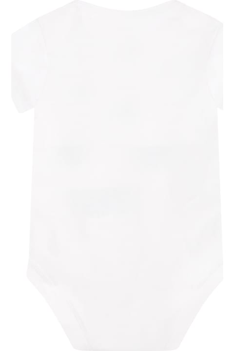 White Body For Baby Kids With Logos