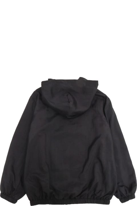 Coats & Jackets for Boys Dolce & Gabbana Black D&g Windbreaker