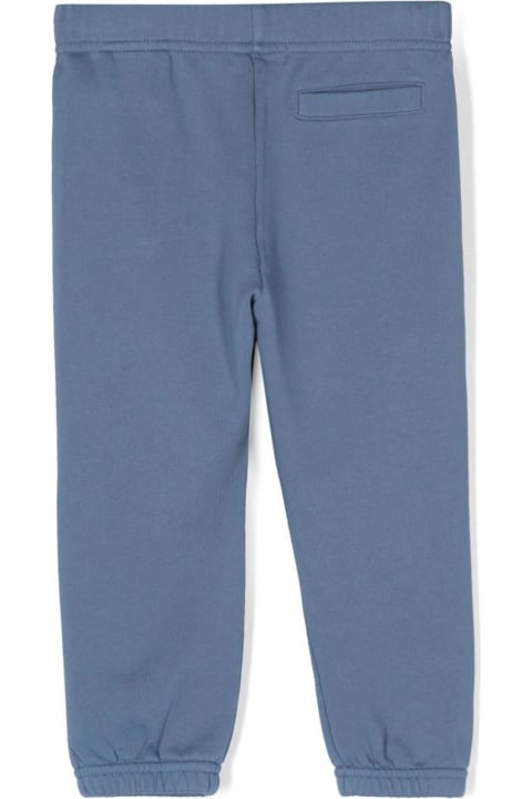 Bottoms for Baby Boys Palm Angels Palm Angels Trousers Blue