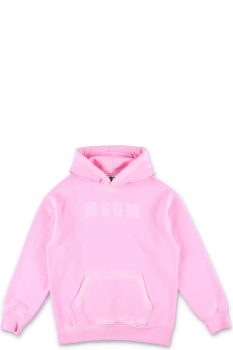 آخر صيحات الموضة من الأطفال MSGM Hoodie Fleece Dress