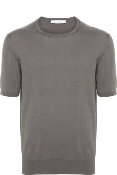 Cruciani for Women Cruciani Grey Cotton T-shirt