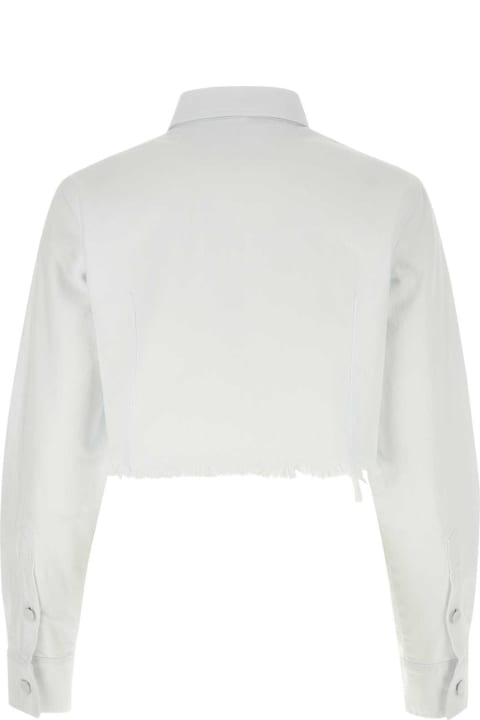 Raf Simons for Women Raf Simons White Denim Shirt