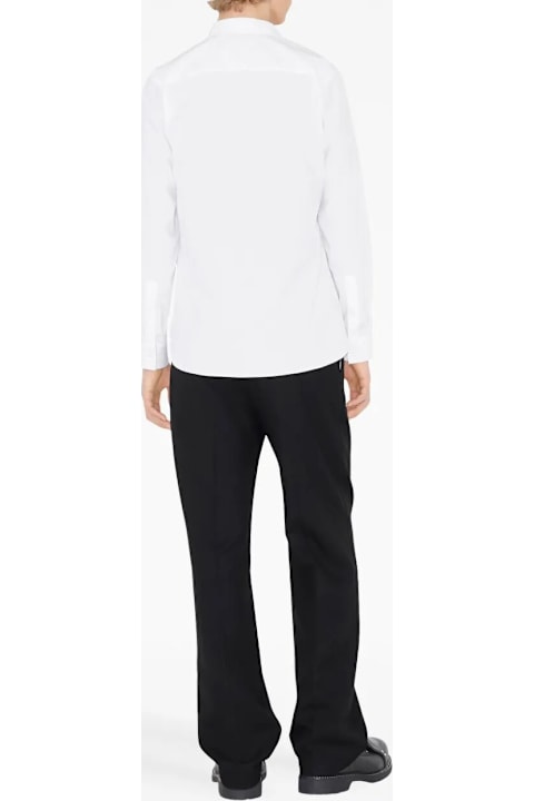 Shirts for Men Burberry Long-sleeved Button-up Cotton Shirt