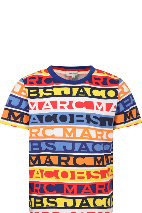 Marc Jacobs T-Shirts & Polo Shirts for Boys Marc Jacobs Multicolor T-shirt For Boy With Logo Print
