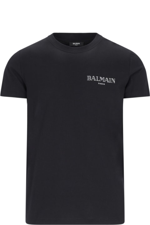 Topwear for Men Balmain "vintage" Logo T-shirt