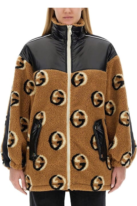 Homeware Gucci Fleece Jacquard Zipper Jacket