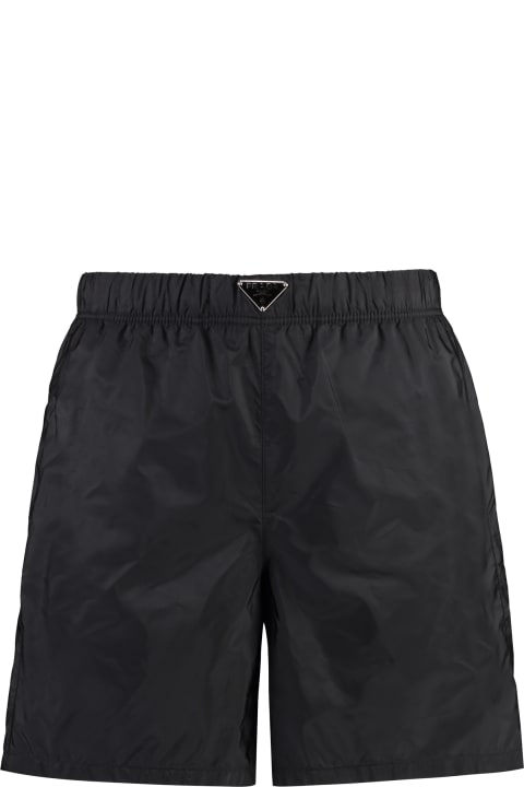 Prada ملابس سباحة لـ القسم الرجالي Prada Re-nylon Swim Shorts