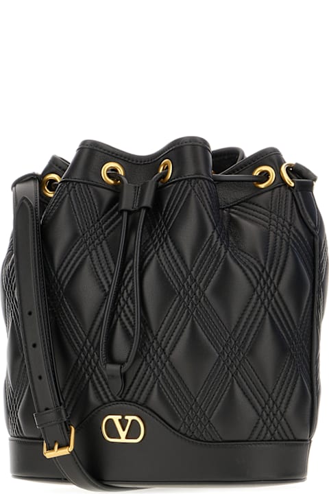 Homeware Valentino Garavani Black Leather Crossbody Bag