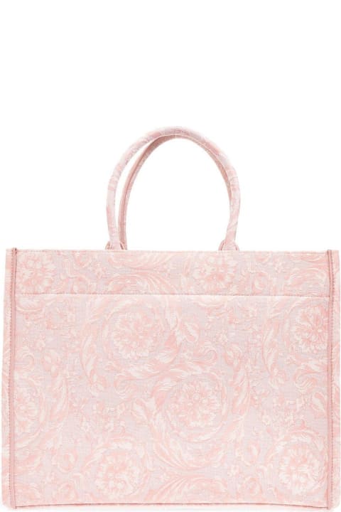ウィメンズ新着アイテム Versace Athena Barocco Jacquard Large Tote Bag