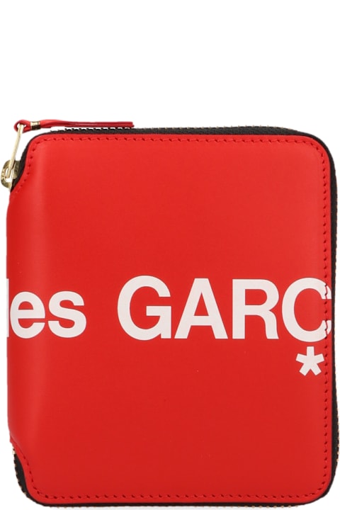Comme des Garçons Wallet for Men Comme des Garçons Wallet Logo Print Wallet