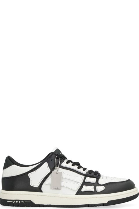 AMIRI Sneakers for Men AMIRI Black And White Skel Low Sneakers