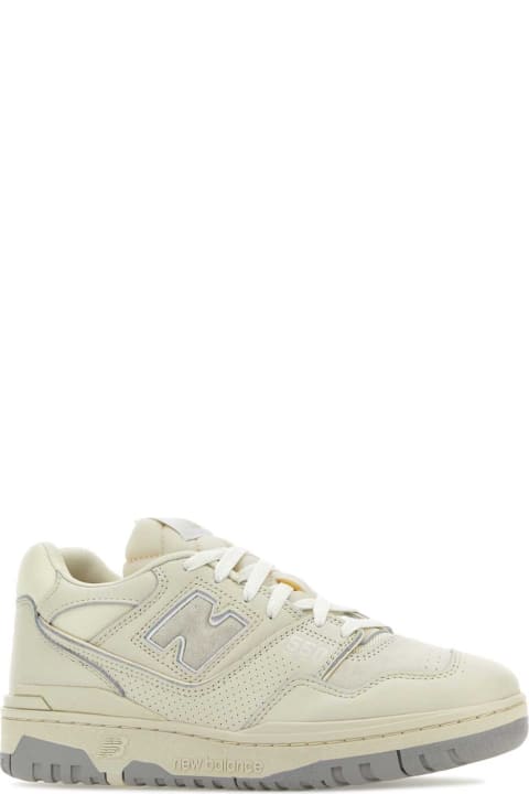 Fashion for Men New Balance Sand Leather And Suede 550 Sneakers