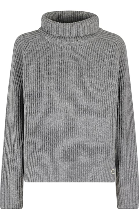 Dunst Sweaters for Women Dunst Ribbed Turtle Neck Sweater