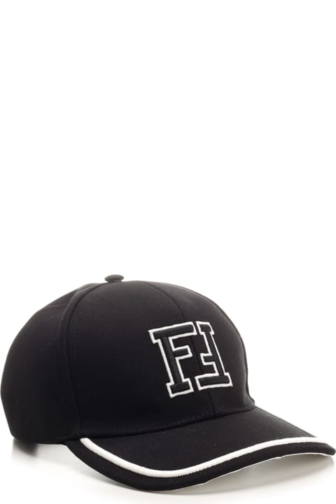 Hats for Men Fendi Cotton Cap