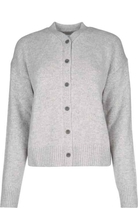 Calvin Klein for Women Calvin Klein Cashmere Blend High V-neck Cardi