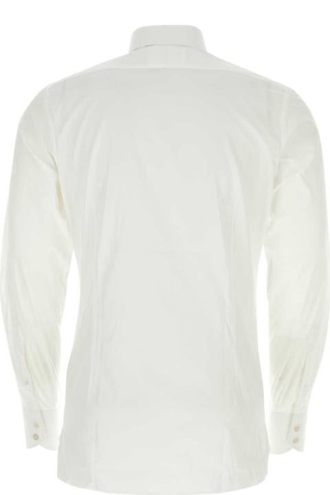 Tom Ford Clothing for Men Tom Ford White Poplin Shirt