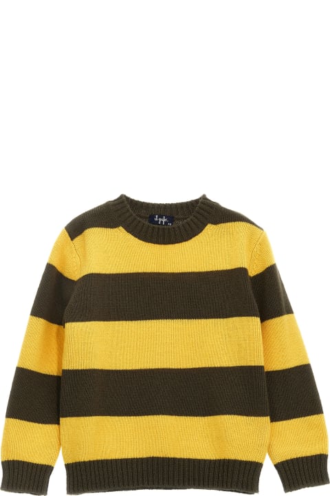 Il Gufo Sweaters & Sweatshirts for Boys Il Gufo Striped Sweater