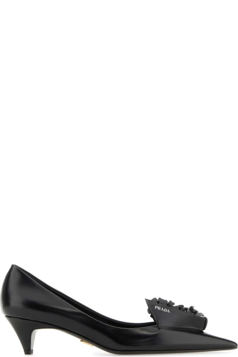 Prada Shoes for Women Prada Black Leather Pumps