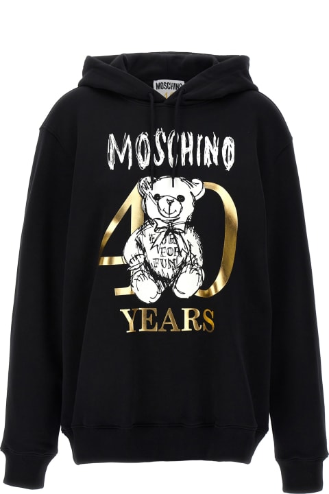 Moschino Fleeces & Tracksuits for Women Moschino 'teddy 40 Years Of Love' Hoodie