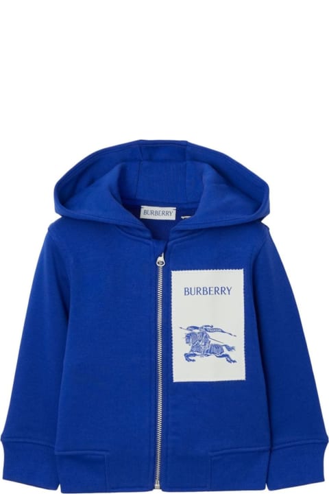 Burberry Sweaters & Sweatshirts for Baby Boys Burberry Burberry Kids Sweaters Blue