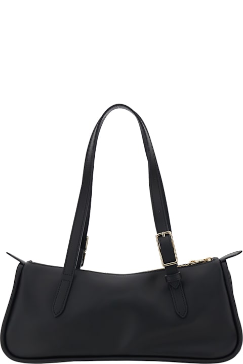 Longchamp for Men Longchamp Shoulder Bag 'le Pliage' With Two Handles And Black Leather Buckles For Women