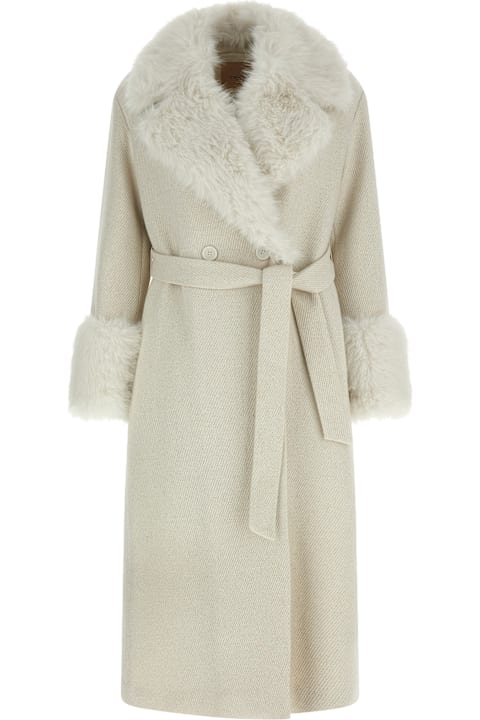 TwinSet for Kids TwinSet Lamé Thread Coat