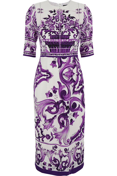Homeware Dolce & Gabbana Maiolica Print Dress