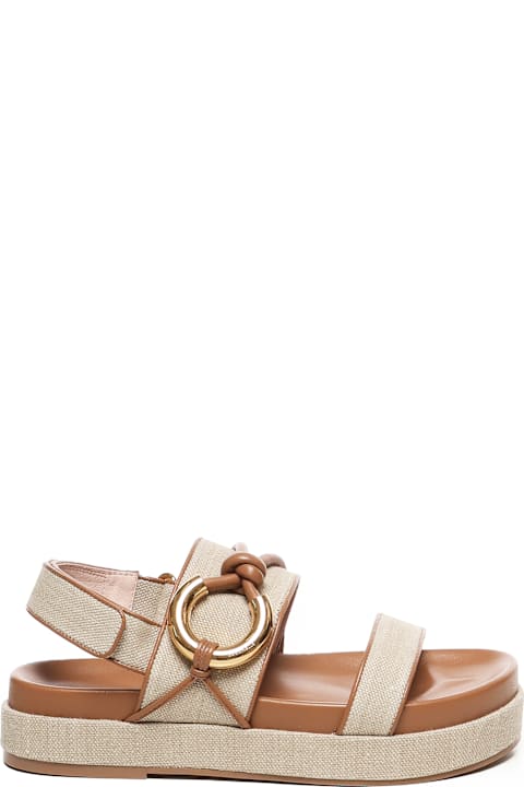 Coccinelle for Women Coccinelle Carmy Canvas Platform Sandals