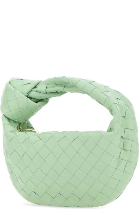Bottega Veneta Sale for Women Bottega Veneta Mint Green Nappa Leather Mini Jodie Handbag