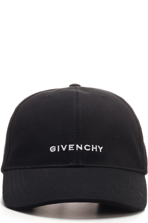 メンズ Givenchyの帽子 Givenchy Black '4g' Baseball Cap