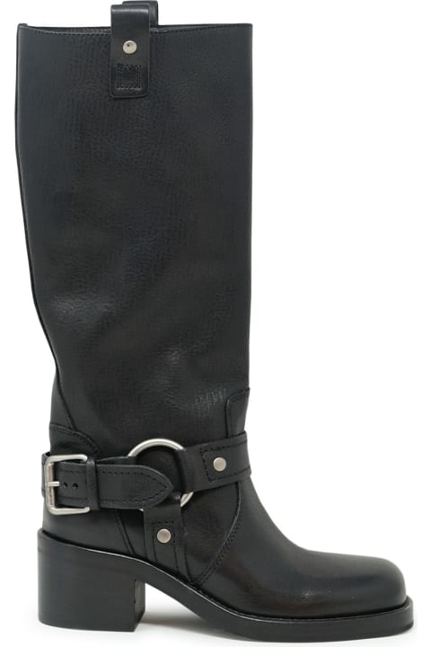 Boots for Women Ash Ash Black Leather Boots