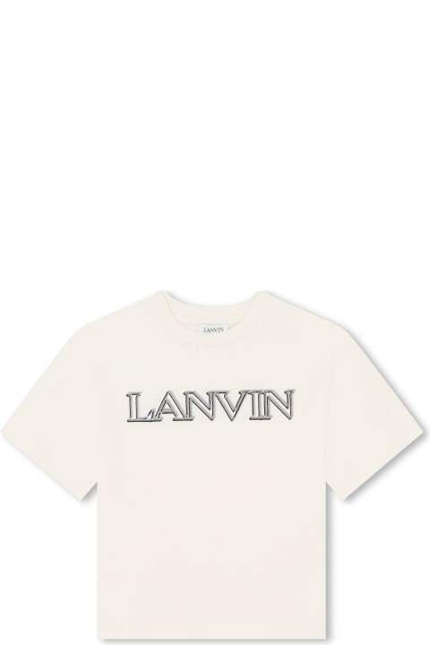 Sale for Kids Lanvin T-shirt Con Logo