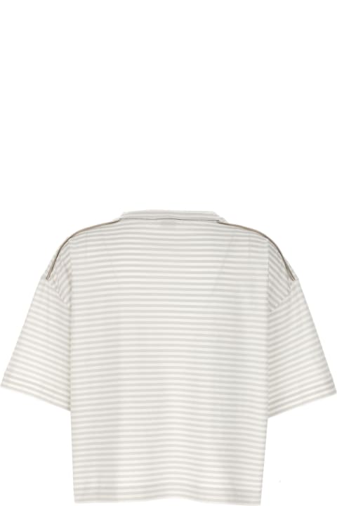 Brunello Cucinelli Topwear for Women Brunello Cucinelli Striped T-shirt
