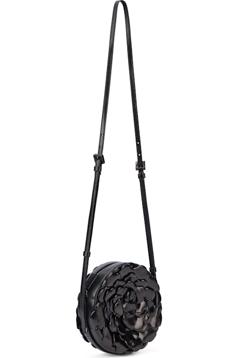 Homeware Valentino Garavani Elegant Black Circular Shoulder Bag