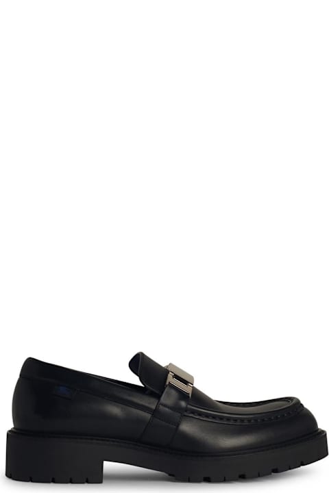 Burberry for Men Burberry 'raft' Black Leather Loafers