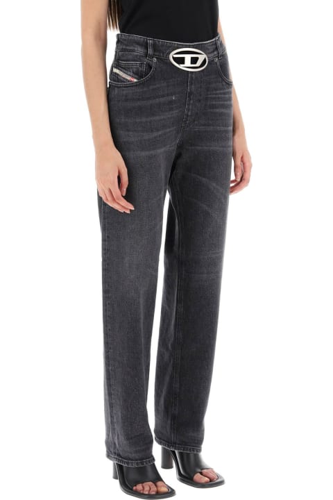 Fashion for Women Diesel 'ark' Loose Jeans With Logo Buckle