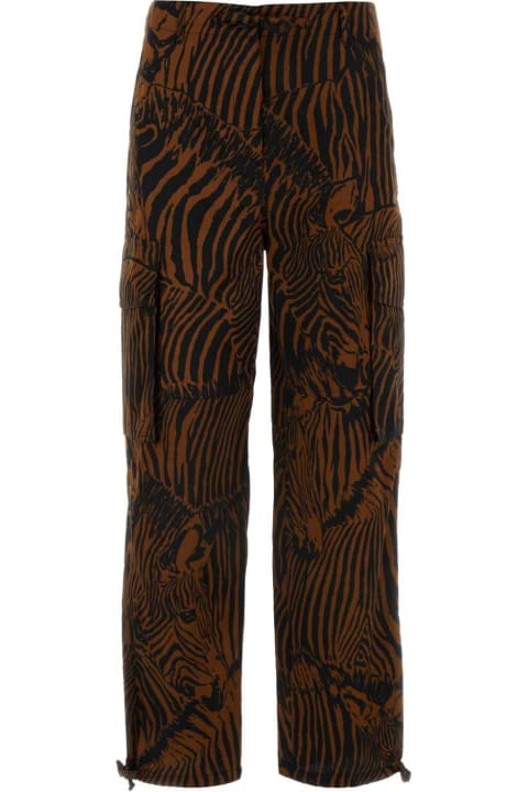 Weekend Max Mara Pants & Shorts for Women Weekend Max Mara Printed Twill Periodi Cargo Pant