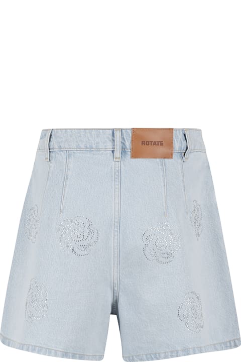 Rotate by Birger Christensen Pants & Shorts for Women Rotate by Birger Christensen Denim Studs Shorts