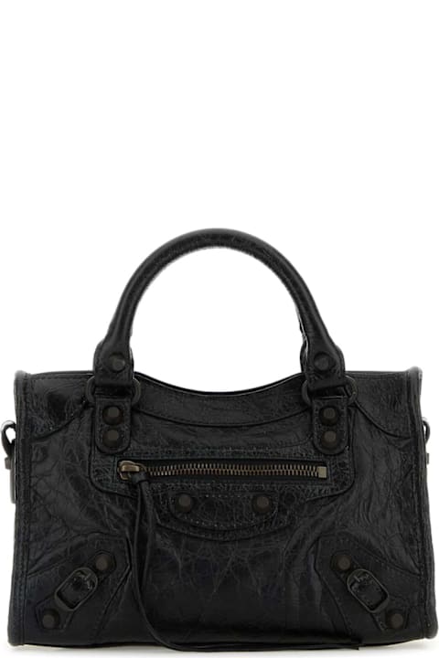 Fashion for Women Balenciaga Black Leather Mini Le City Handbag
