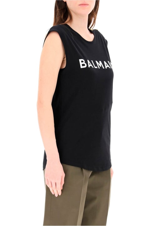 Balmain Topwear for Women Balmain Cotton Tank Top