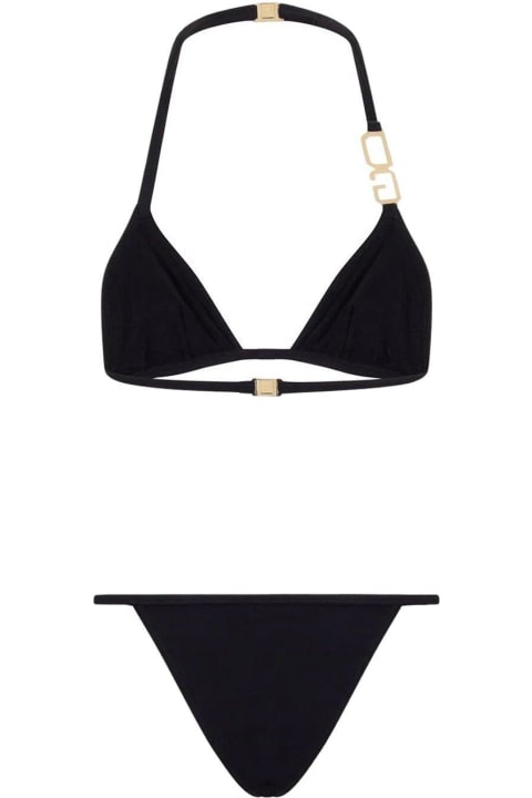 Dolce & Gabbana Swimwear for Women Dolce & Gabbana Dg Plaque Triangle Bikini Set