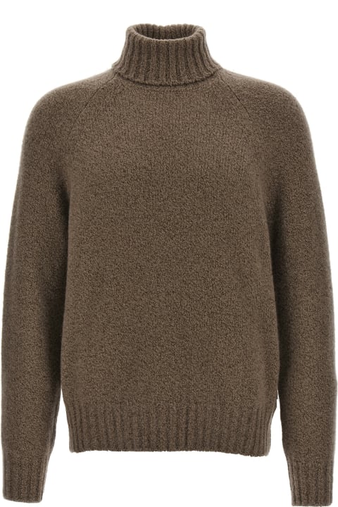 Zegna for Men Zegna Boucle Silk Cashmere Sweater