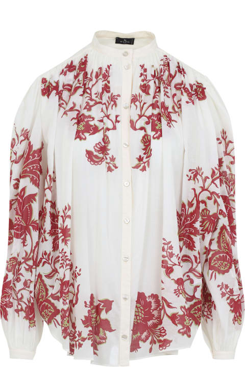Homeware Etro Pleates Band Collar Shirt