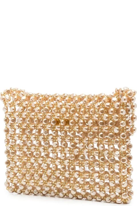 Vanina Clutches for Women Vanina Sable Nacres Baguette