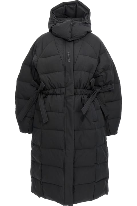 Ganni for Women Ganni 'tech Seersucker Puffer' Down Jacket