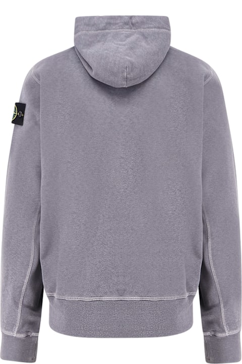 Stone Island Sweaters for Men Stone Island Délavé Cotton Sweatshirt With Hood