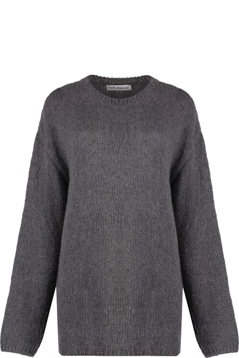 Our Legacy سترات لـ السيدات Our Legacy Popover Wool-blend Crew-neck Sweater