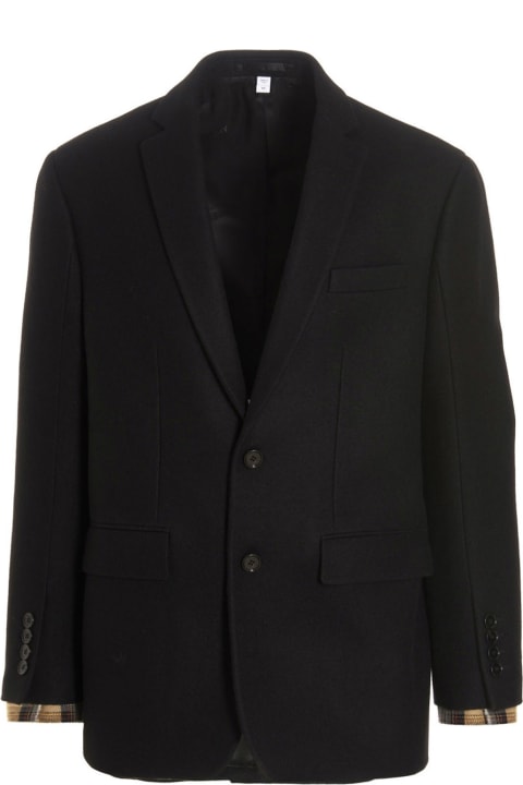 Coats & Jackets for Men Burberry Wool Tailored Blazer Jacket